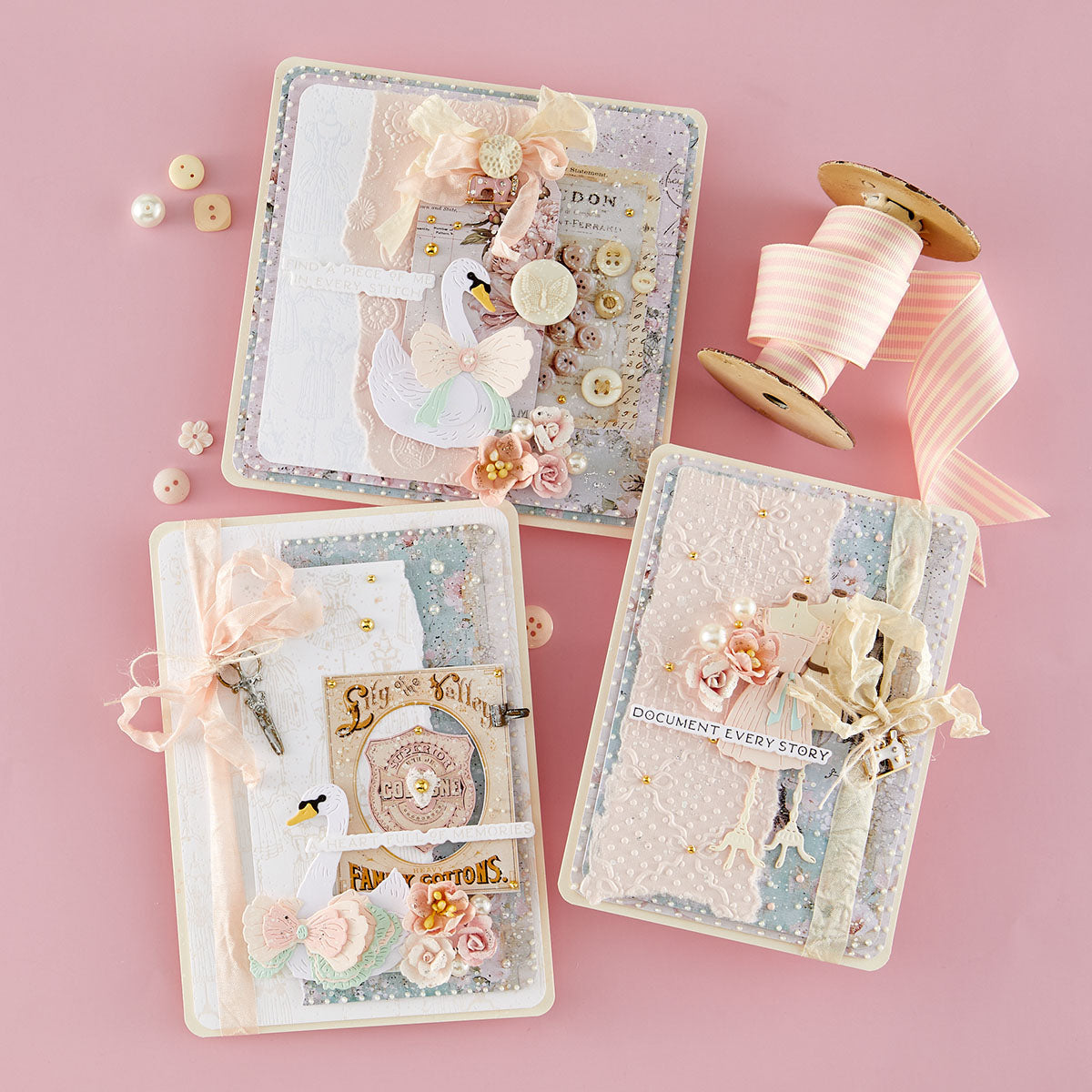 Buttons & Keepsakes I Want It All! + Class Kit Bundle by Frank Garcia {virtual class 7/16}