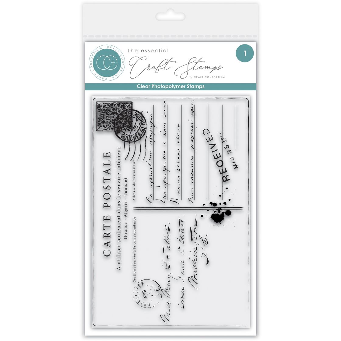 Old Postcard A6 Stamp Set
