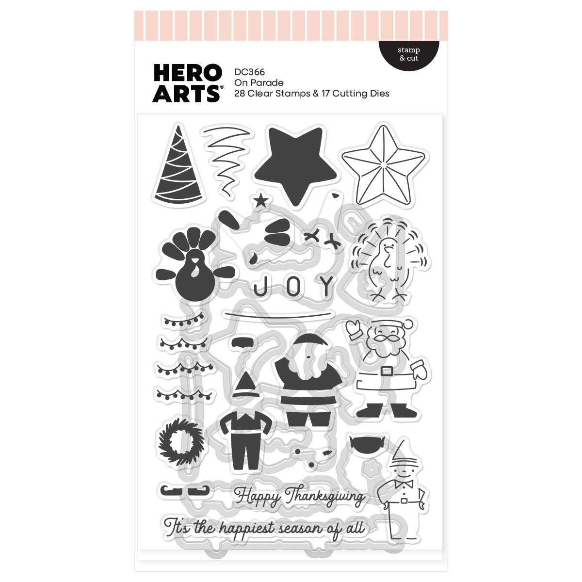 On Parade Stamp + Die Set | Oh What Fun Add-On