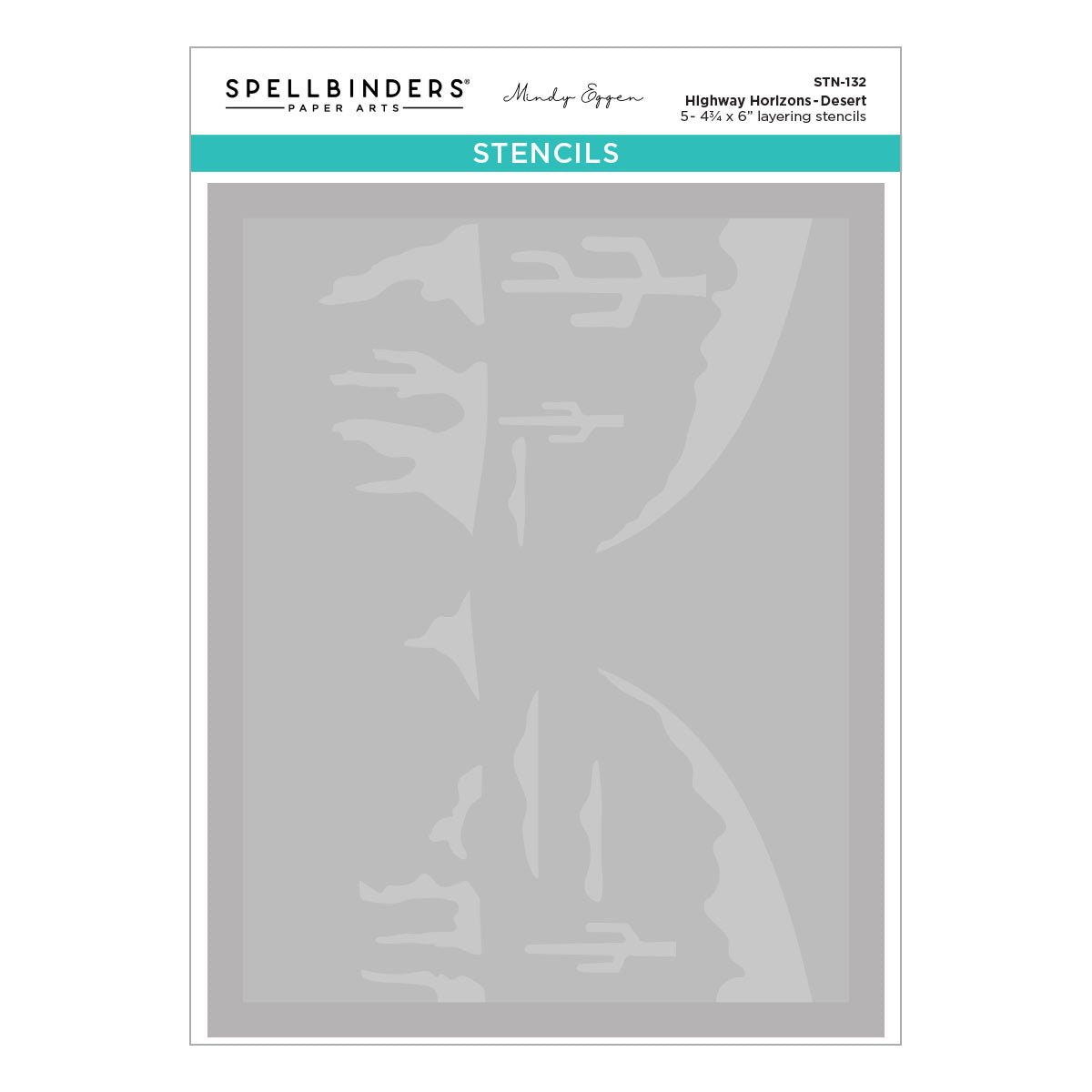 Highway Horizons-Desert Layered Stencils | Mindy Eggen