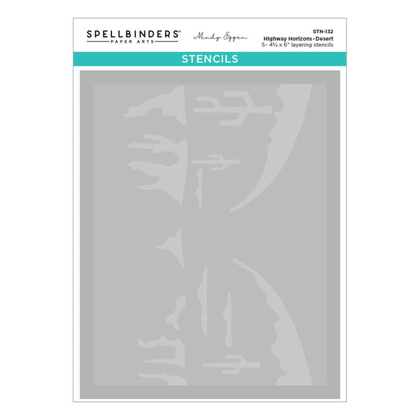 Highway Horizons-Desert Layered Stencils | Mindy Eggen