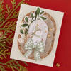 Sleigh Bells Ring Foil Puffy Sentiments Stickers
