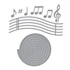 Musical Notes & Stave Pop-Up Etched Dies | Bibi Cameron