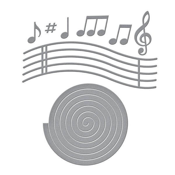 Musical Notes & Stave Pop-Up Etched Dies | Bibi Cameron
