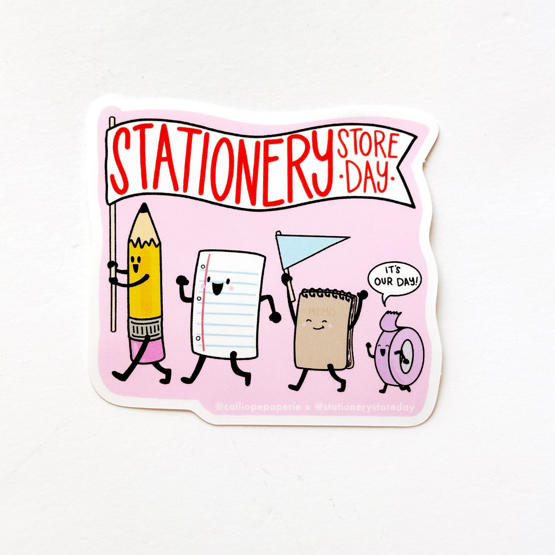 {coming soon!} Paper People Parade Vinyl Sticker | Stationery Store Day 2026