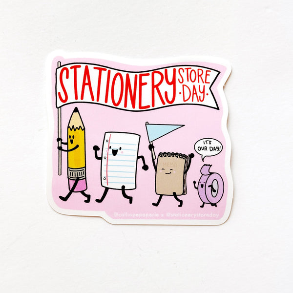 {coming soon!} Paper People Parade Vinyl Sticker | Stationery Store Day 2026