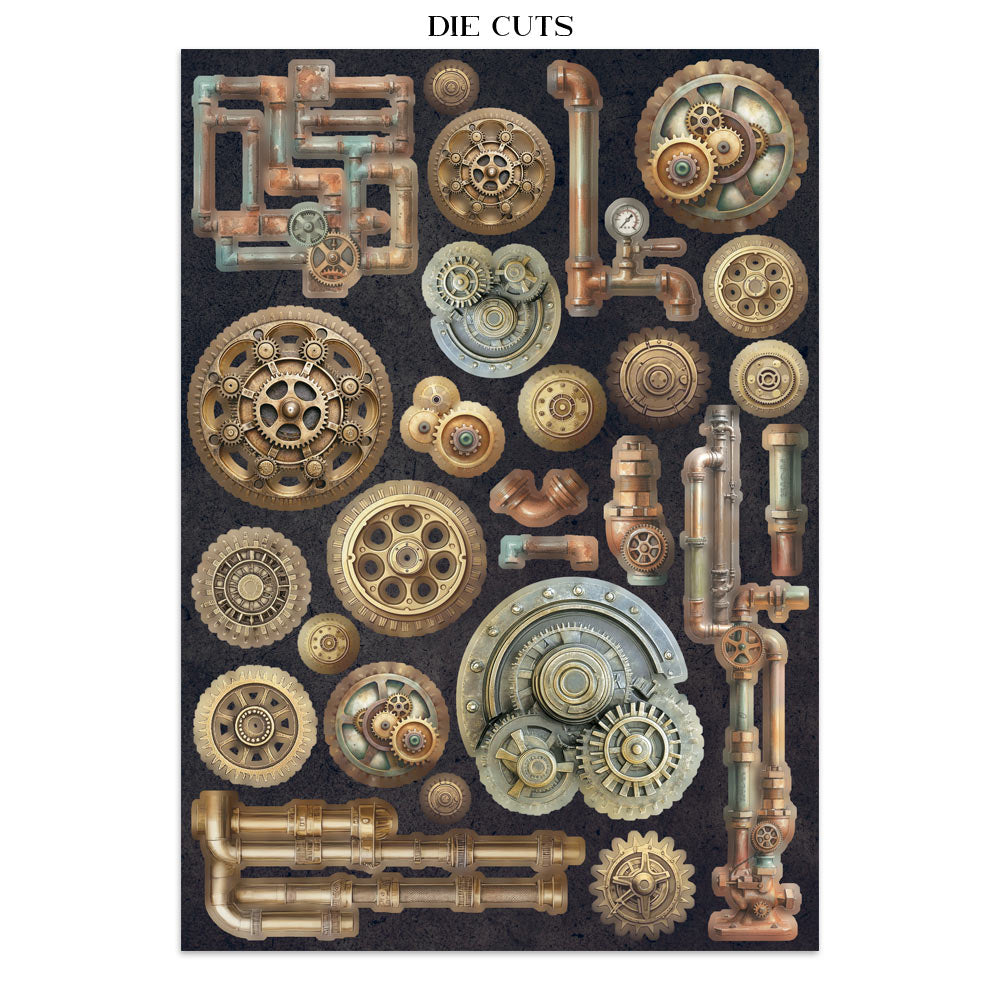 Gardens of Time Junk Journal Book | Backgrounds, Stickers, and Cut-outs