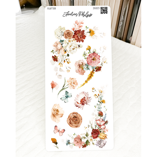 Flutter Collection | Deco 1 Sticker Sheet
