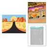 Highway Horizons-Desert Layered Stencils | Mindy Eggen