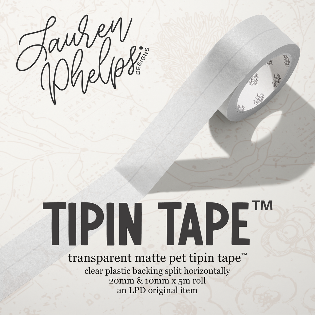 TipIn Tape™ Clear Matte pet Tape