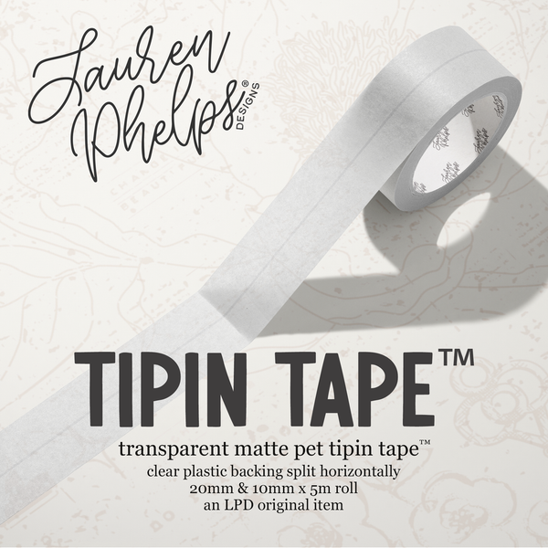 TipIn Tape™ Clear Matte pet Tape