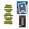 Joyful Christmas Sentiments Press + Foil Plate & Die Set | Simon Hurley