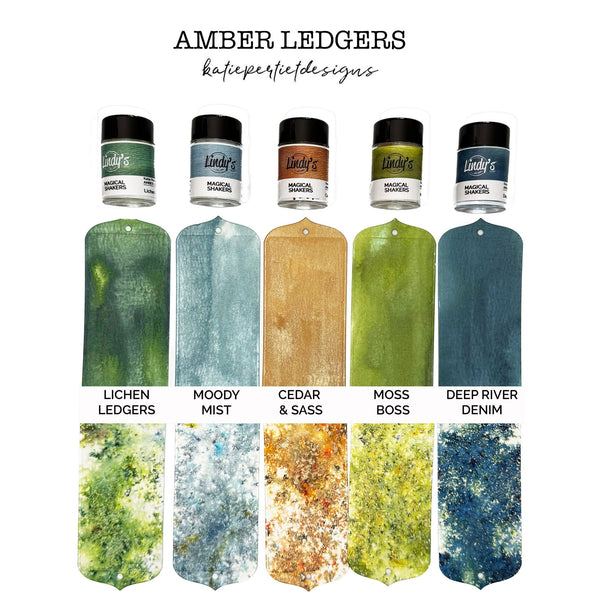 Amber Ledgers by Katie Pertiet Shimmer Shaker 5-pack