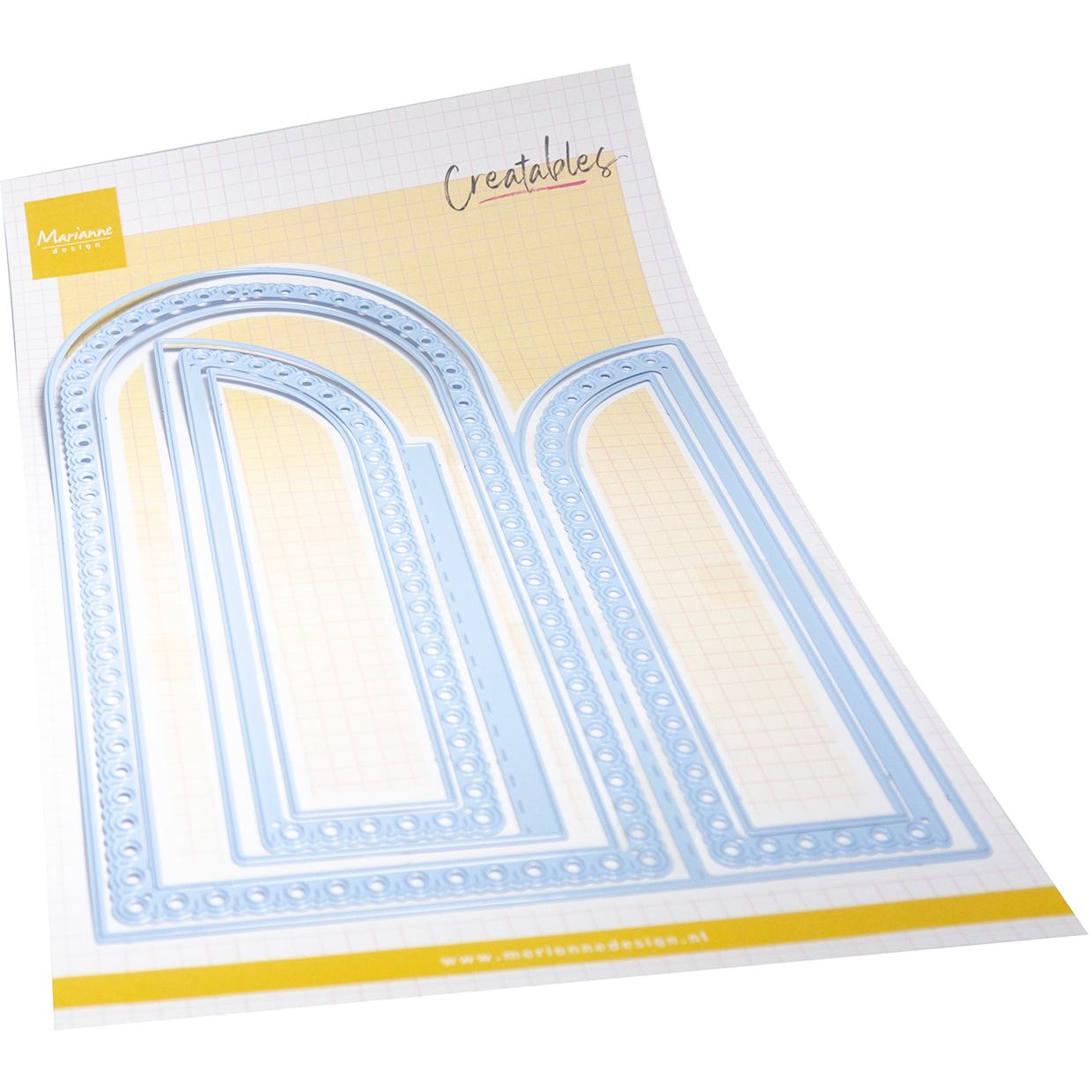 Slimline Trifold Card Base Die Set | Creatables