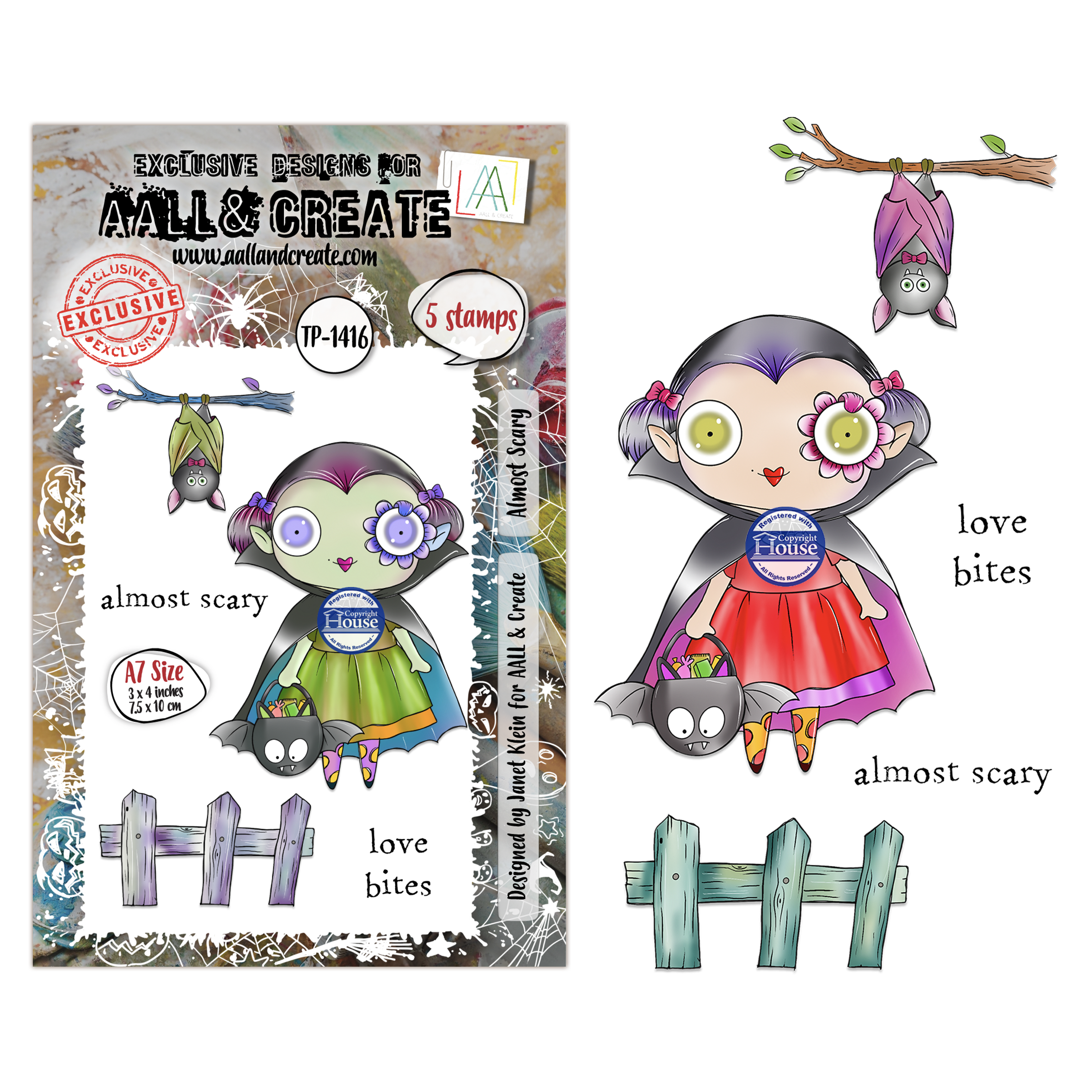 Costume Chronicles Halloween Stamp Bundle | Janet Klein