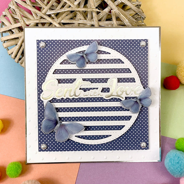 Circle Striped Panel Die Set | Moonstone Dies