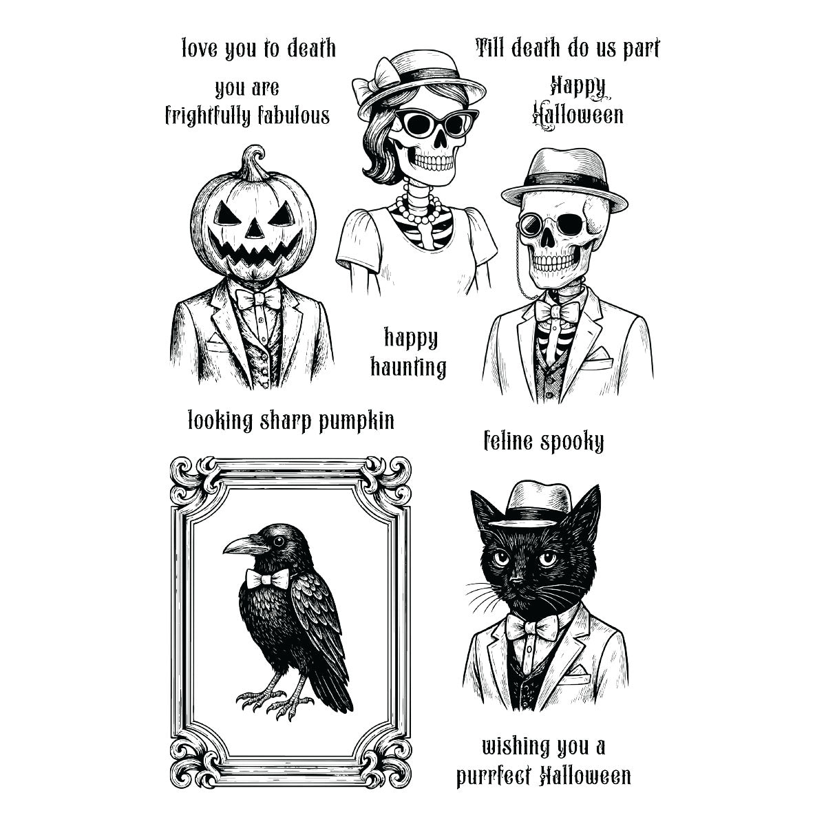 Framed Fright Stamp & Die Bundle | Simon Hurley