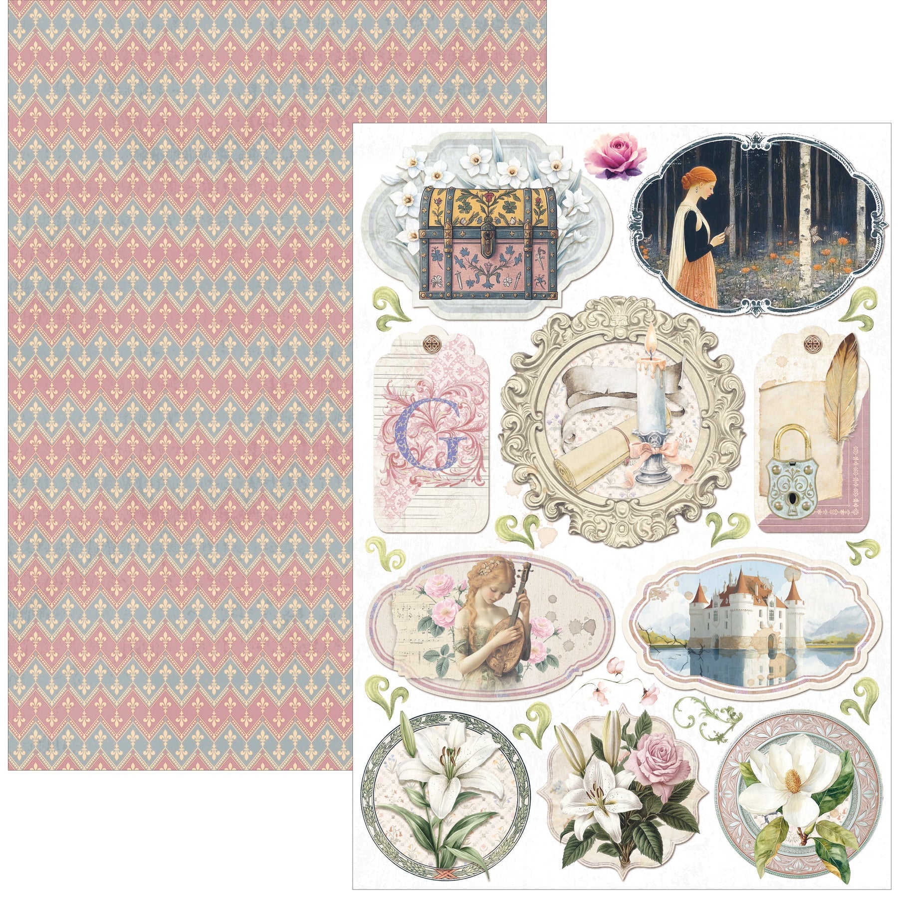 Courtly Love A4 Creative Pad