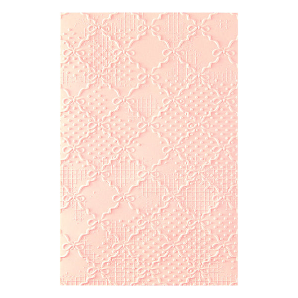 Ribbons & Seams 3D Embossing Folder | Frank Garcia