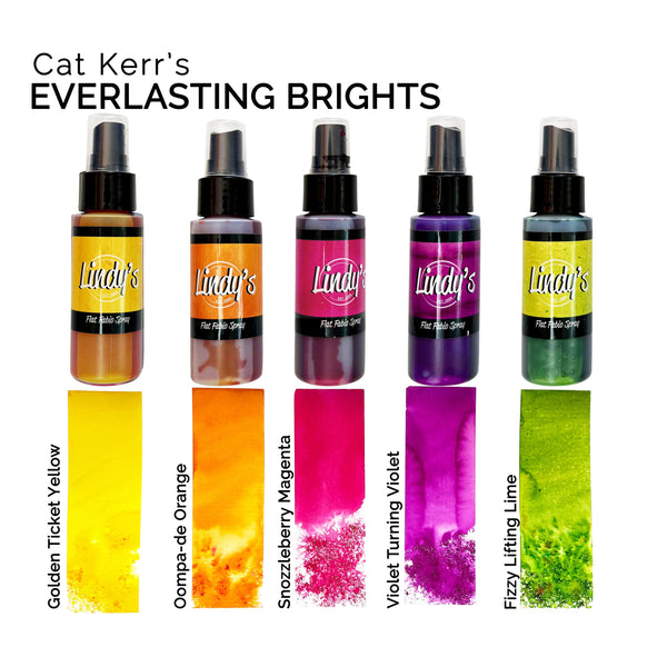 Everlasting Brights Flat Fabio Spray Set 5-pack | Cat Kerr