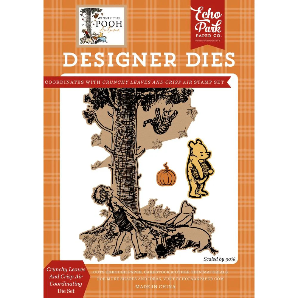 Crunchy Leaves and Crisp Air Stamp + Die Set | Winnie the Pooh