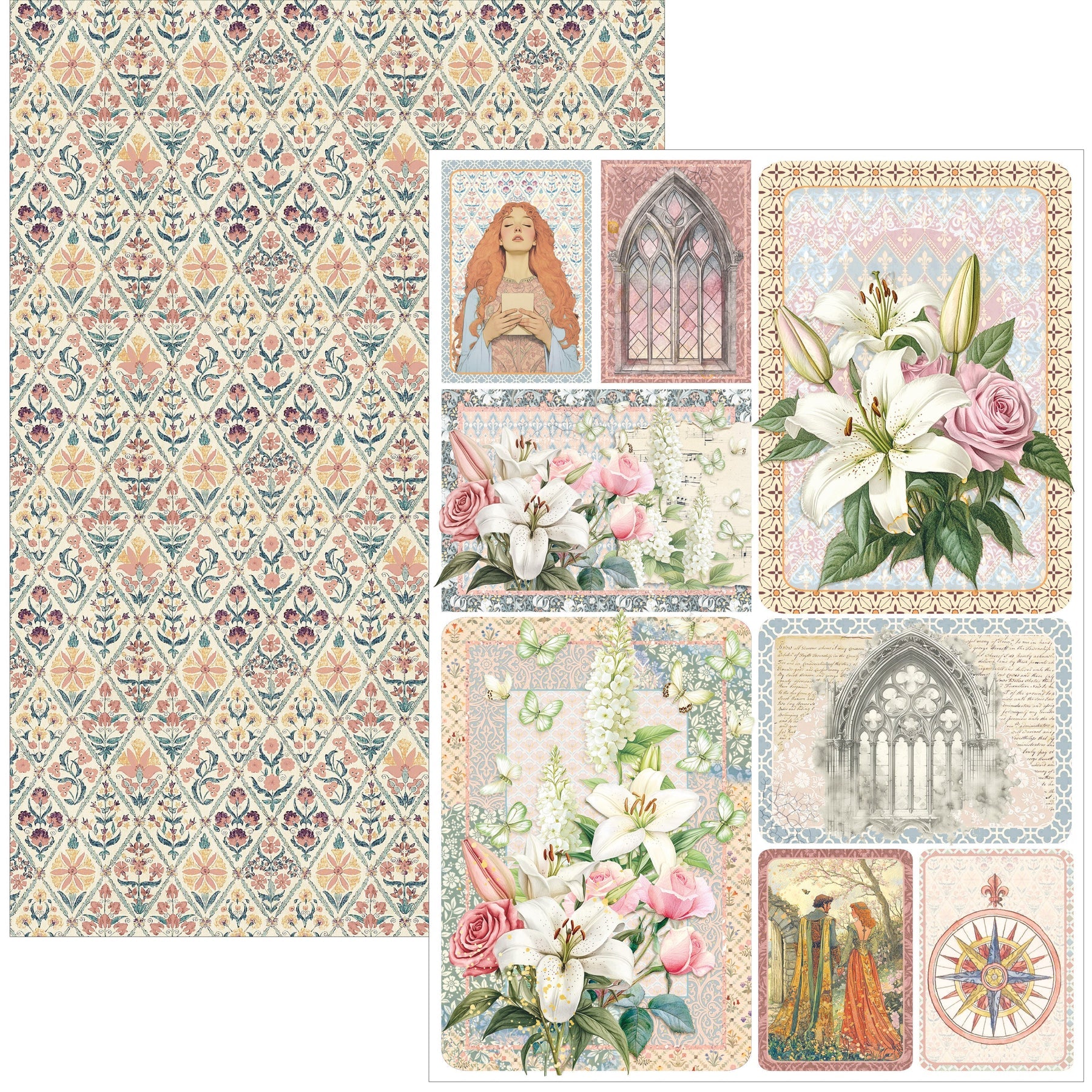 Courtly Love A4 Creative Pad