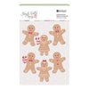 Sleigh Bells Ring Gingerbread Dimensional Acetate Stickers