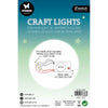 3-Light White Craft Lights w/ Batteries