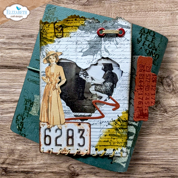 Notebook Fragments Stamp + Die Set | Art Journal Specials