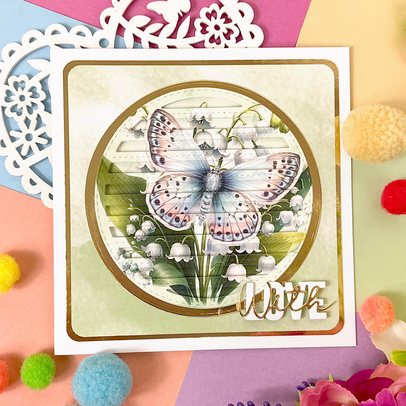 Circle Striped Panel Die Set | Moonstone Dies
