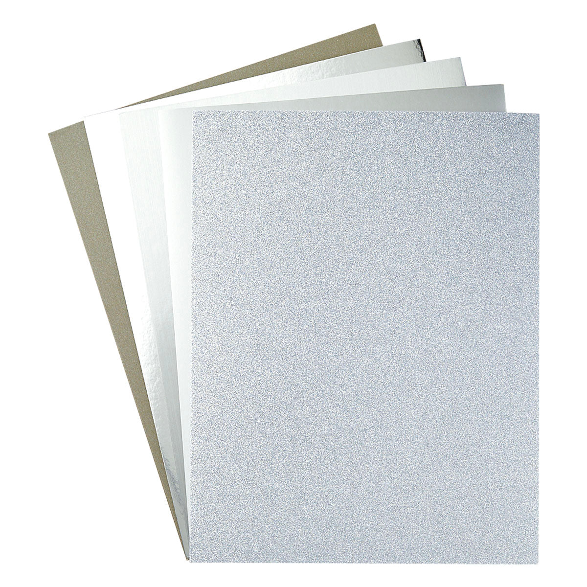 Silver Assortment Treasured Cardstock 15 Pack