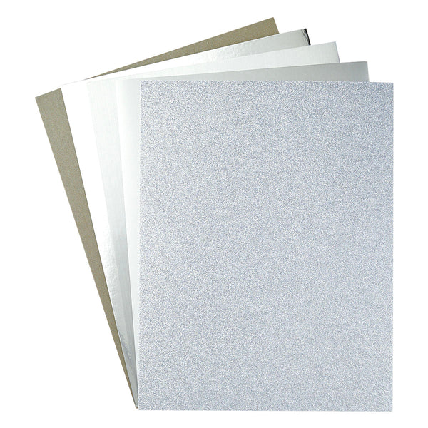 Silver Assortment Treasured Cardstock 15 Pack
