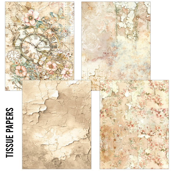 Lost in Time Mixed A5 Tissue & Vellum Craftmix