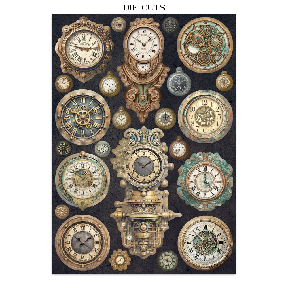 Gardens of Time Junk Journal Book | Backgrounds, Stickers, and Cut-outs