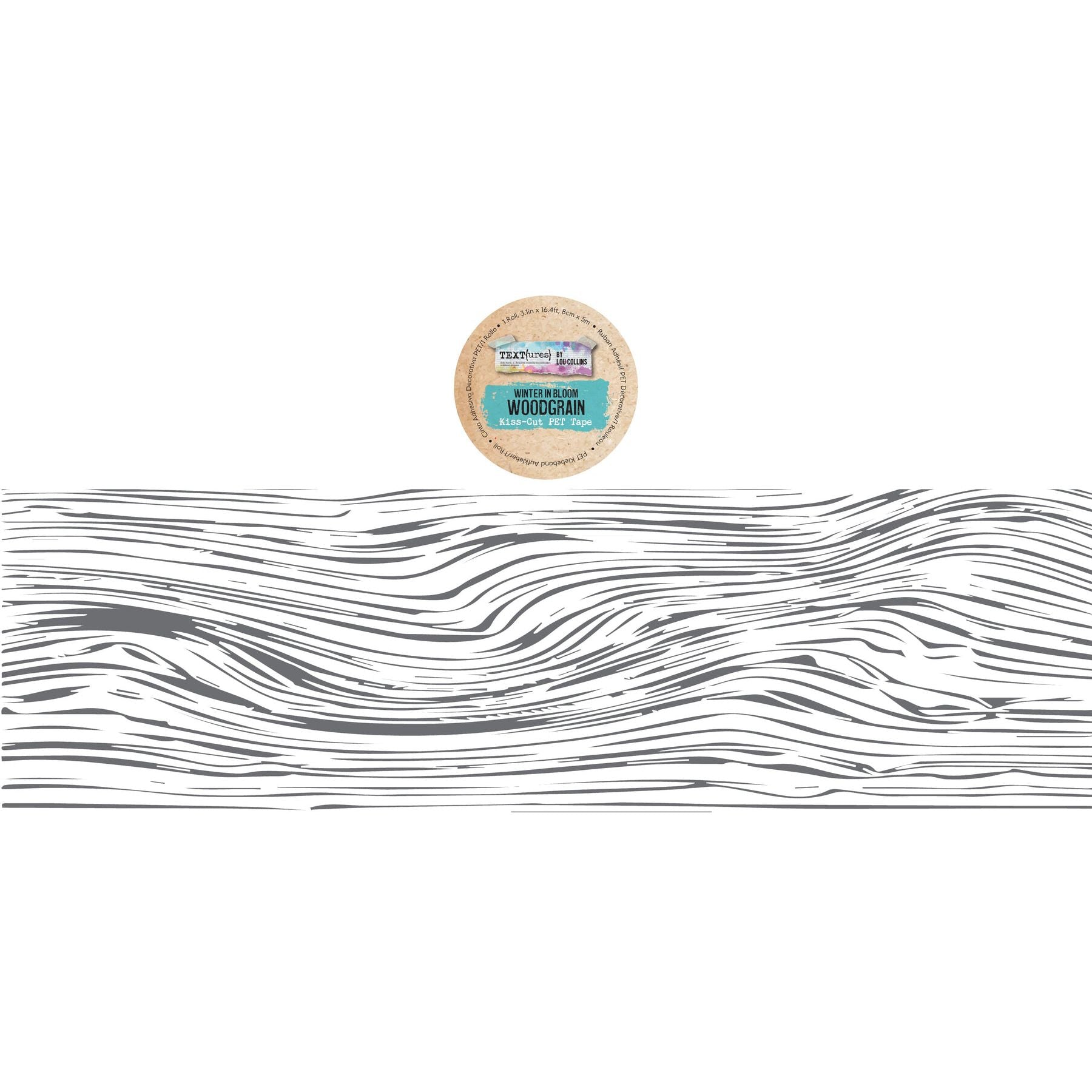 Winter in Bloom Woodgrain pet Tape