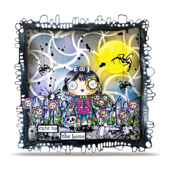 Cute To The Bone A7 Stamp Set No. 1418