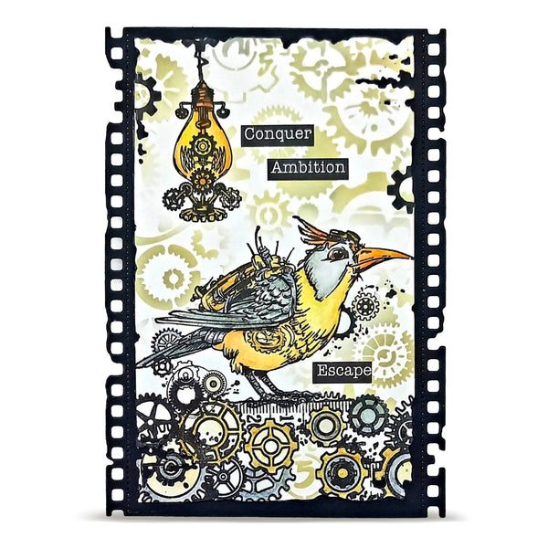 Gearfeather A6 Clear Stamp Set No. 1452