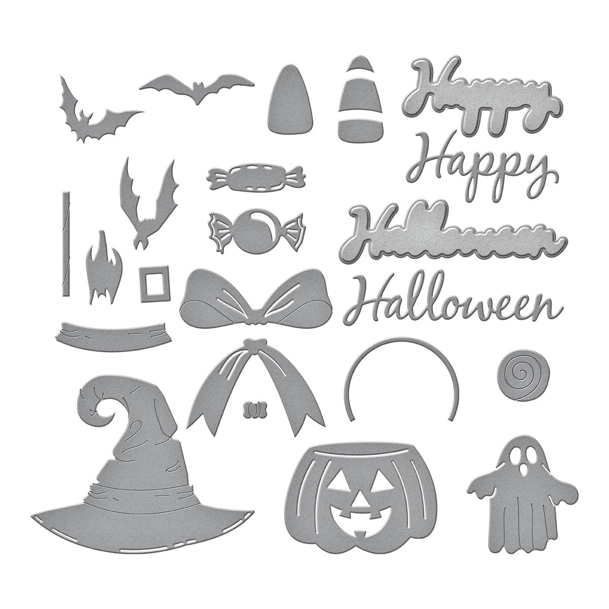 Halloween Wreath Add-Ons Etched Dies | Beautiful Wreaths Collection