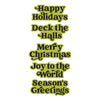 Joyful Christmas Sentiments Press + Foil Plate & Die Set | Simon Hurley