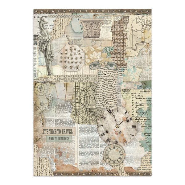 Gardens of Time Junk Journal Book | Backgrounds, Stickers, and Cut-outs