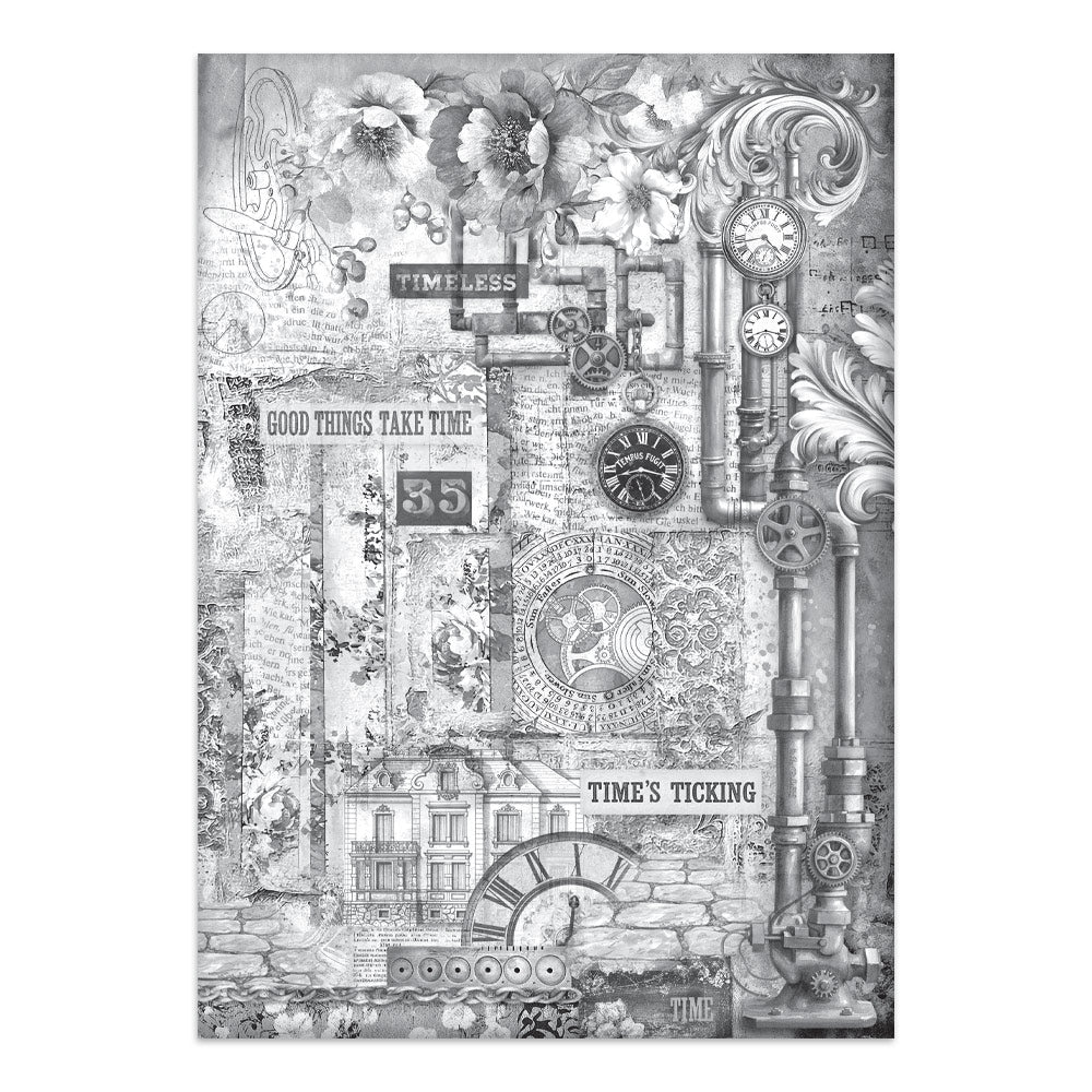 Gardens of Time Junk Journal Book | Backgrounds, Stickers, and Cut-outs