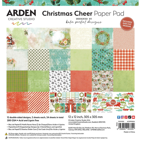 Christmas Cheer 12x12 Cardstock Patterns