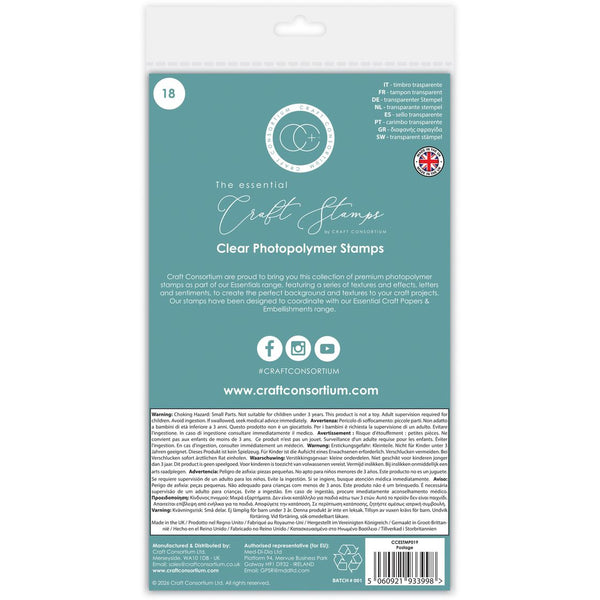 Postage A6 Stamp Set