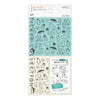 Chat Sea Creatures 2555 Clear Sticker Sheet