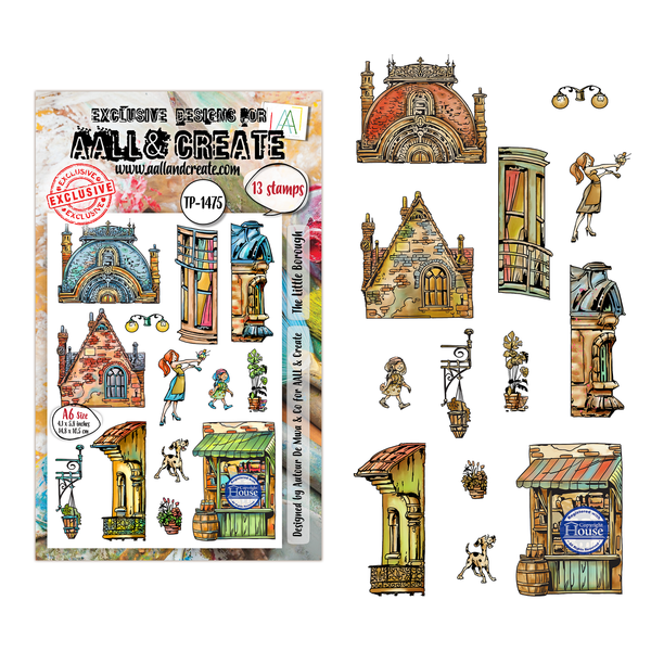 The Little Borough A6 Stamp Set No. 1475