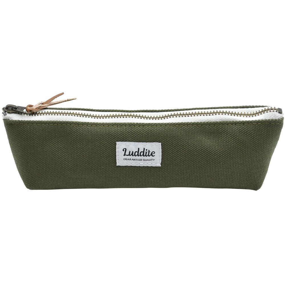 Canvas Zippered Boat Pen Case