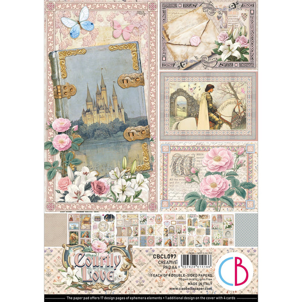 Courtly Love A4 Creative Pad
