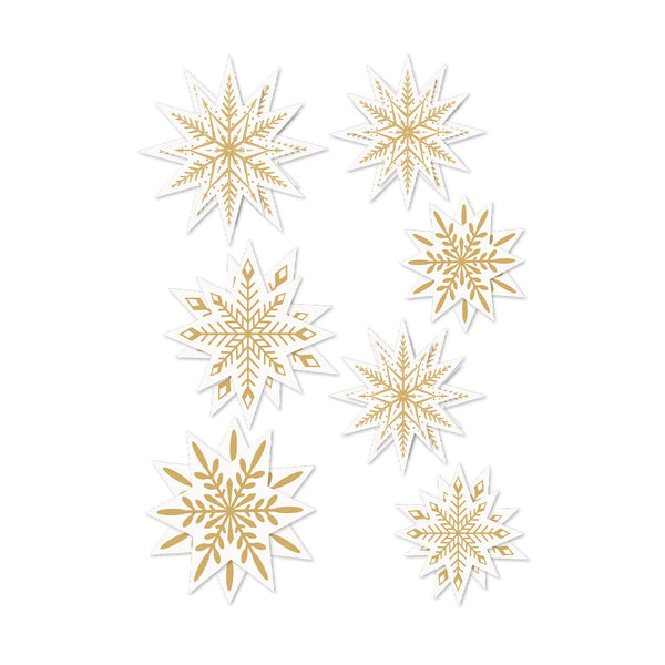 Sleigh Bells Ring Stars Dimensional Acetate Stickers