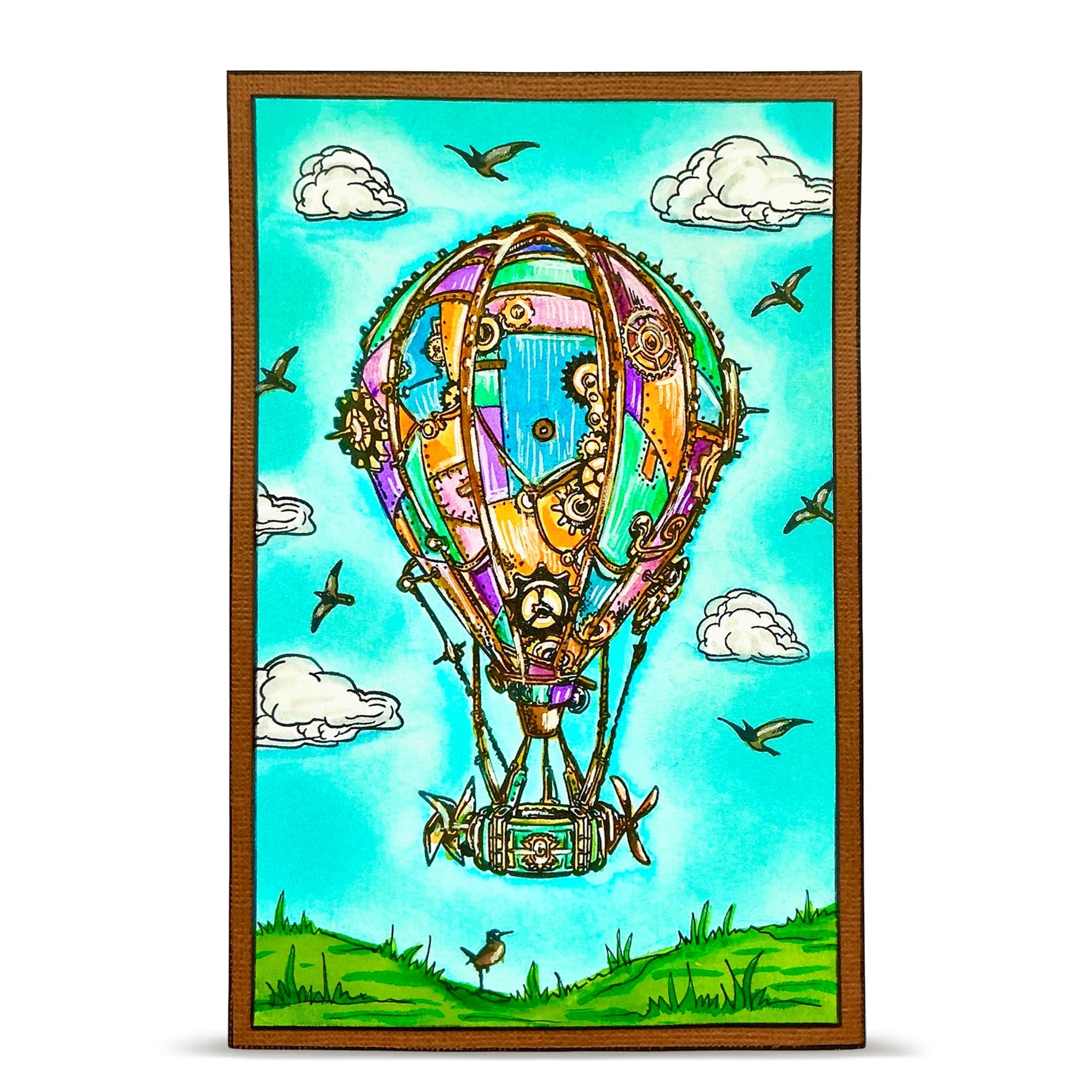 Sky Mechanism A6 Clear Stamp Set No. 1454