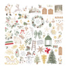Sleigh Bells Ring Cardstock Diecut Ephemera